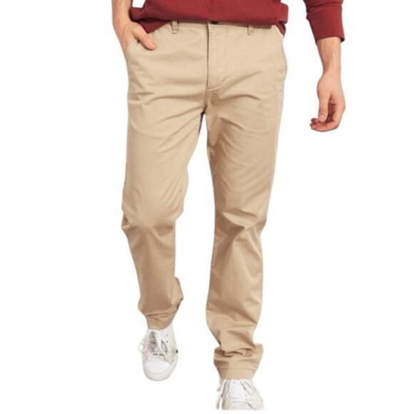 Hollister Epic Flex Slim Straight Chino Pants NWT Size 30x32 - Picture 1 of 12